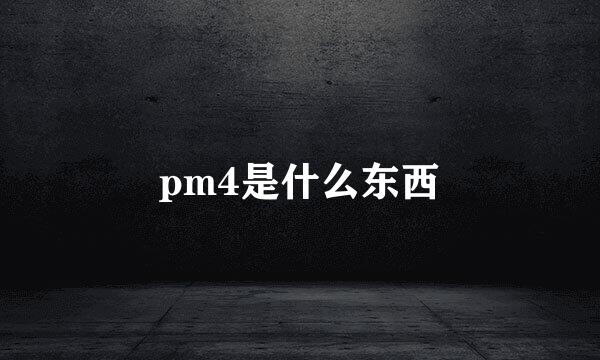 pm4是什么东西