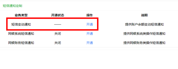 邮政银行短信提醒业务怎么开通