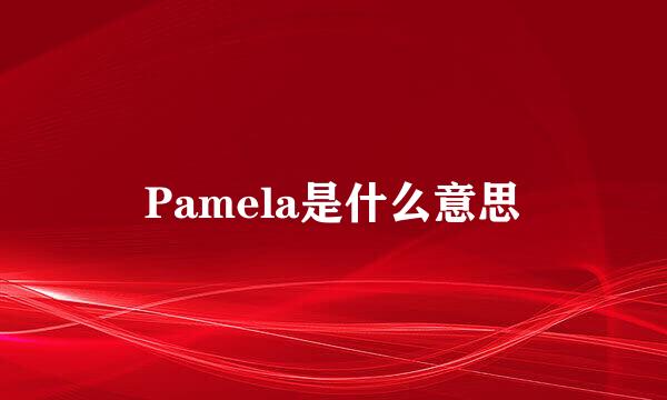 Pamela是什么意思