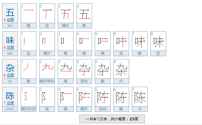 五味杂陈是什么意思