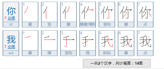 文言文中 “你” “我”有多少种表达方式。