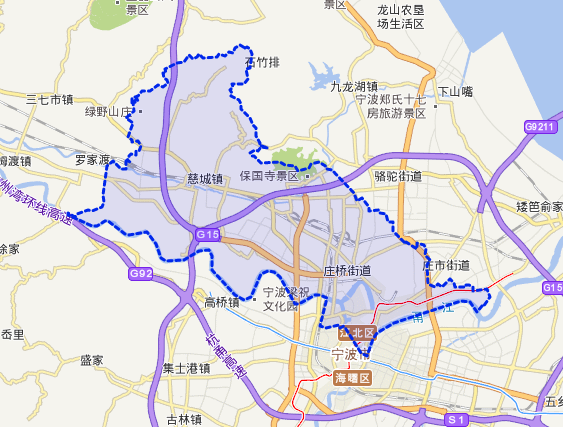 宁波江北区有哪些街道？