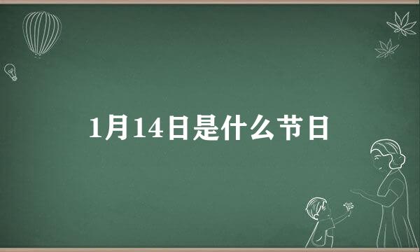 1月14日是什么节日