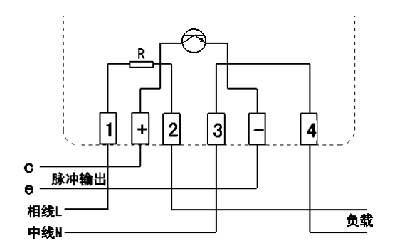 单相电子式电能表怎么接线？