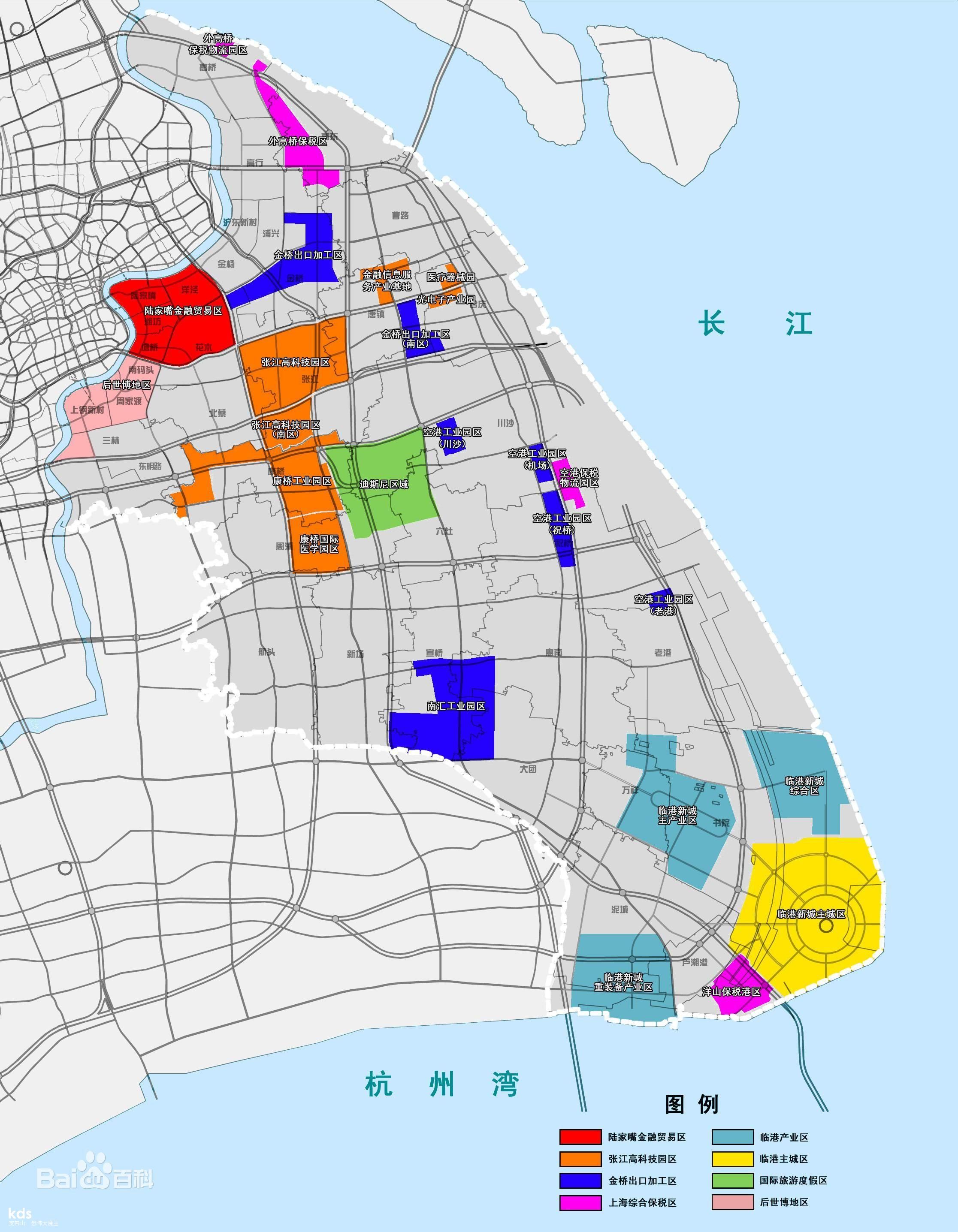 想知道: 上海市 上海自贸区 在哪？我要具体地图圈位！