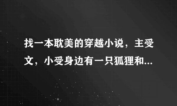 找一本耽美的穿越小说，主受文，小受身边有一只狐狸和一个带翅膀的白虎为宠物