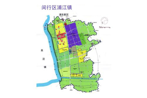 浦江镇行政区域有地图吗？