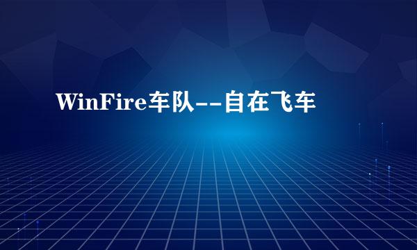 WinFire车队--自在飞车