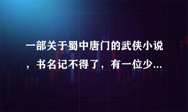 一部关于蜀中唐门的武侠小说，书名记不得了，有一位少年英雄内功深厚，为人正值，另一位是他的哥亦正亦