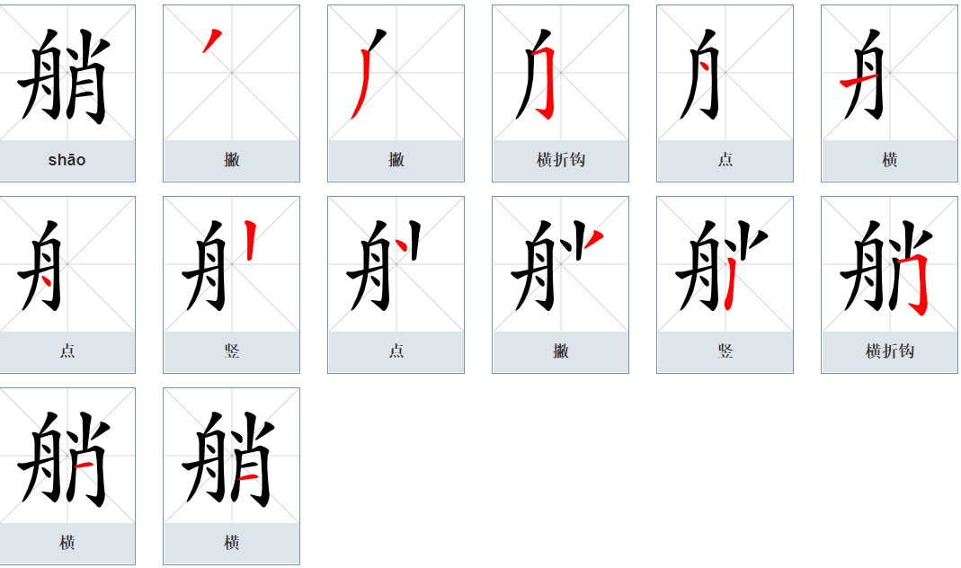 艄的意思