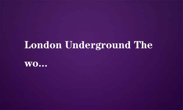 London Underground The world’s first subway was built in London in 1863. At the time, the gover..