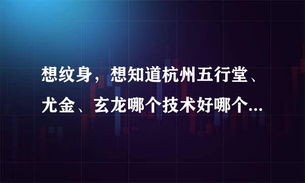 想纹身，想知道杭州五行堂、尤金、玄龙哪个技术好哪个价格实惠点，我想在脚踝上面纹6个英文字母。。。