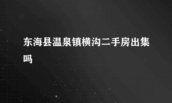 东海县温泉镇横沟二手房出集吗