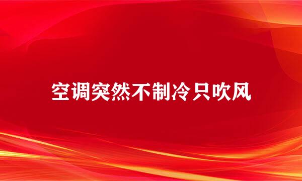 空调突然不制冷只吹风