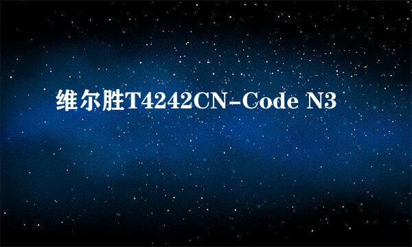 维尔胜T4242CN-Code N3