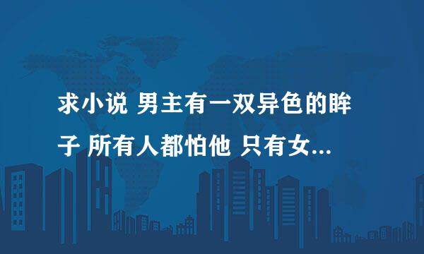 求小说 男主有一双异色的眸子 所有人都怕他 只有女主不怕 越多越好 多者采纳