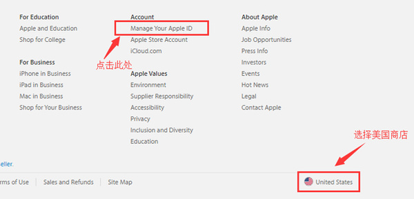 如何申请美国区apple id