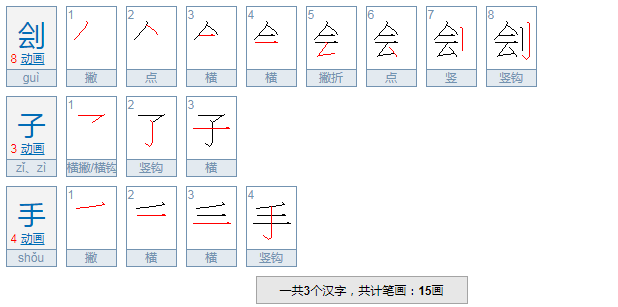 刽子手的读音是什么？