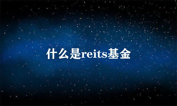 什么是reits基金