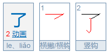 了笔顺笔画查询