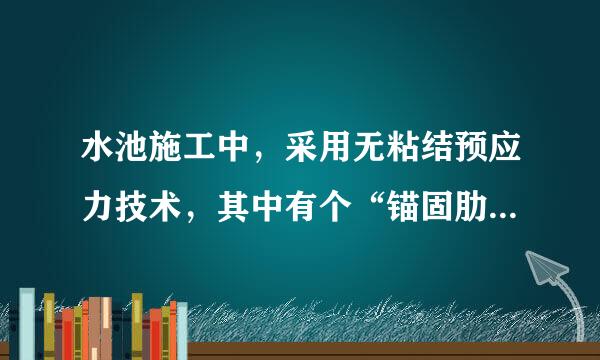 水池施工中，采用无粘结预应力技术，其中有个“锚固肋”，这个怎么理解？