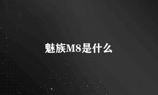 魅族M8是什么