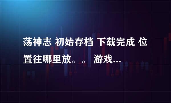 荡神志 初始存档 下载完成 位置往哪里放。。 游戏里 打不开。