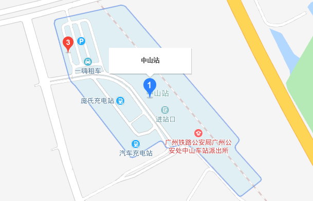 中山北站和中山站是同一个地方吗？