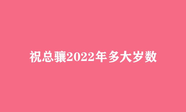 祝总骧2022年多大岁数