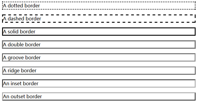 div+css如何设置边框border？