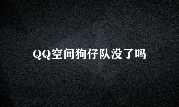 QQ空间狗仔队没了吗