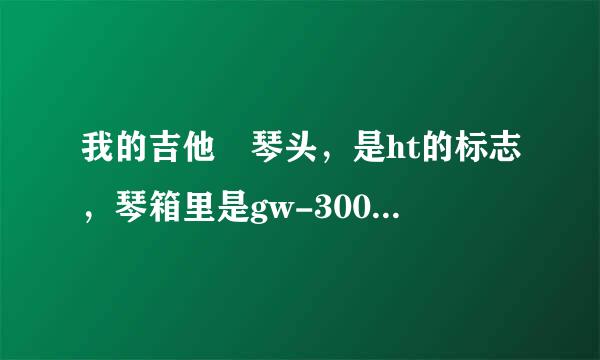 我的吉他?琴头，是ht的标志，琴箱里是gw-300，请问这是什么牌子的吉他