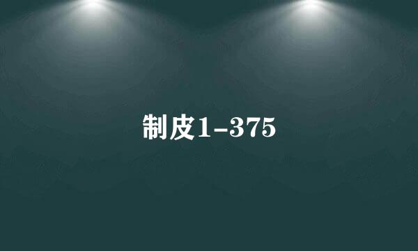 制皮1-375