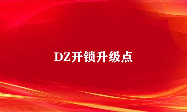 DZ开锁升级点