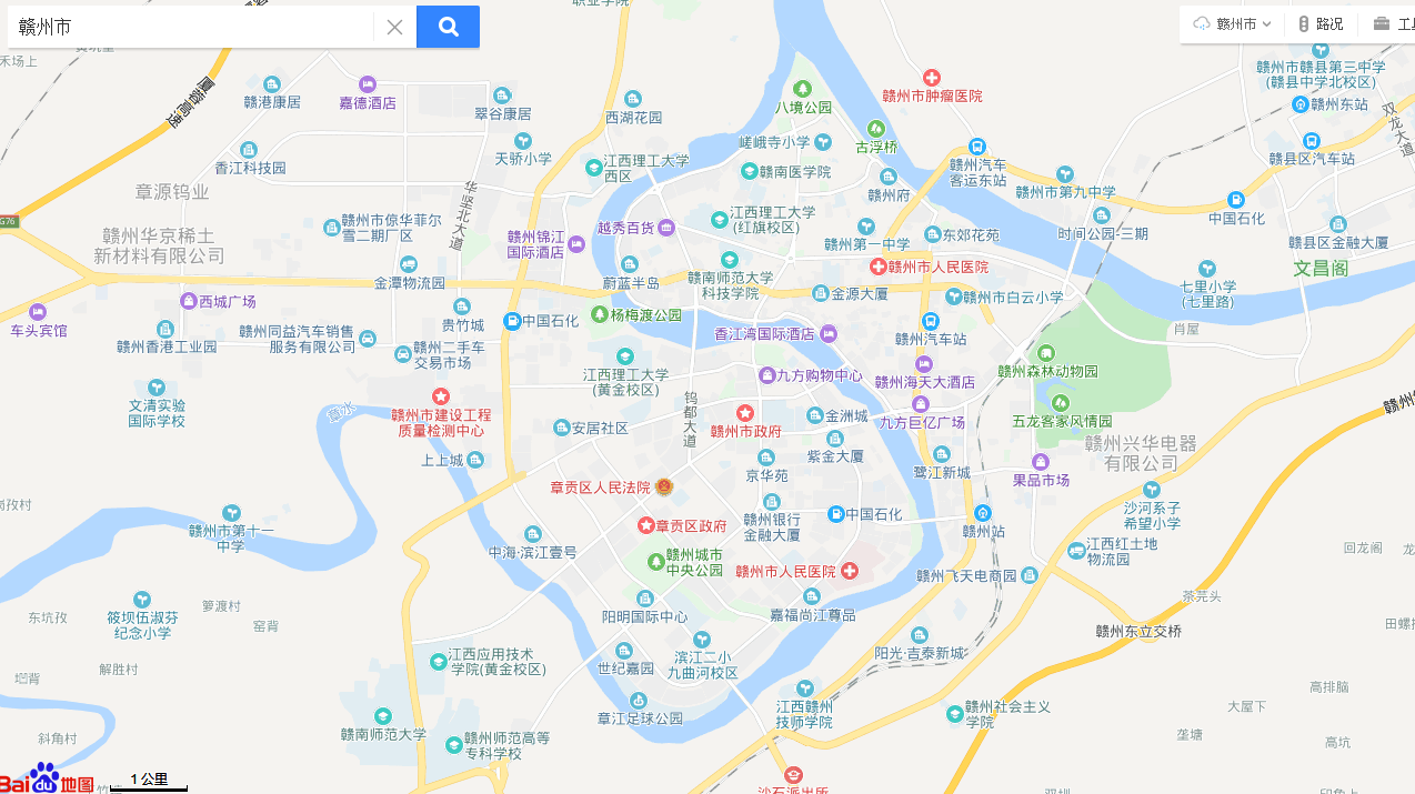 江西赣州地图