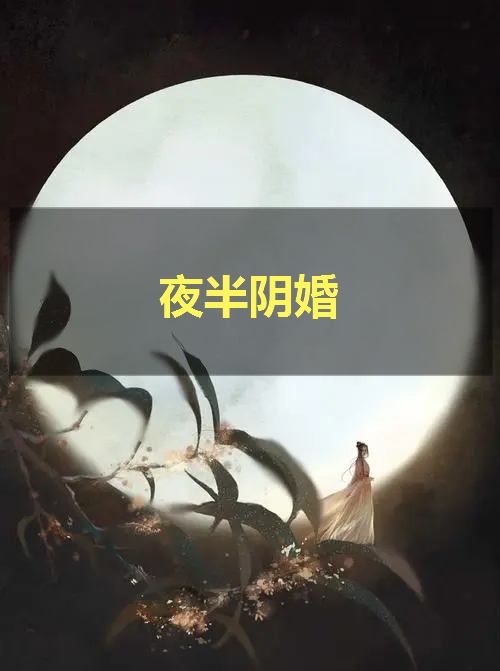 《夜半阴婚》txt下载在线阅读全文，求百度网盘云资源