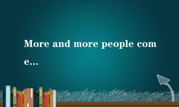 More and more people come to live and work in the cities every year .