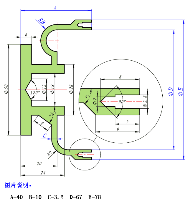 cad练习图集