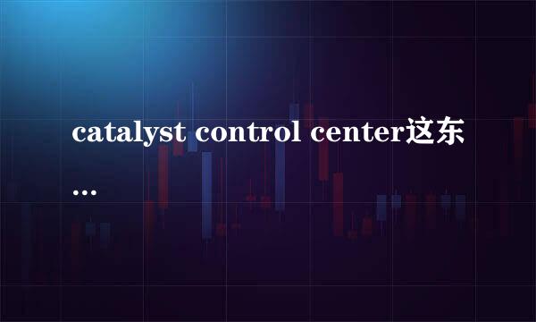 catalyst control center这东西干什么用的