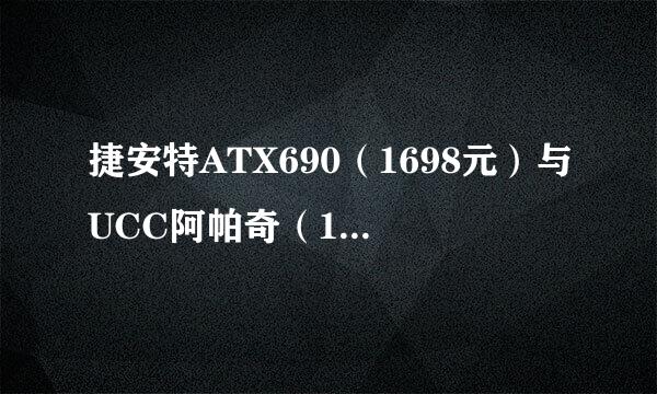 捷安特ATX690（1698元）与UCC阿帕奇（1598元）对比，哪款性价比高呢？