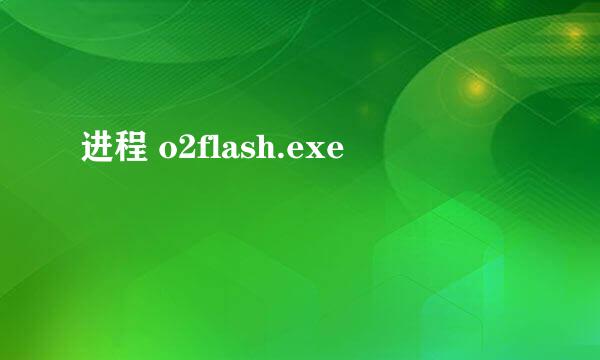 进程 o2flash.exe