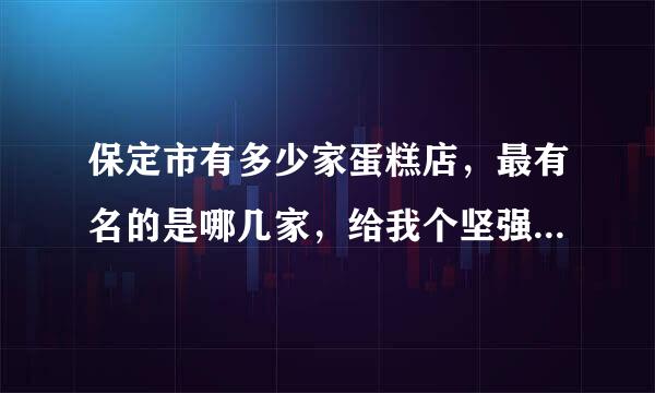 保定市有多少家蛋糕店，最有名的是哪几家，给我个坚强的理由？谢谢