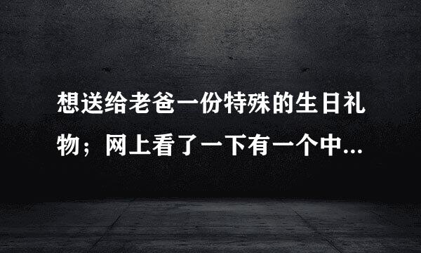 想送给老爸一份特殊的生日礼物；网上看了一下有一个中国茶雕网里边有一些挂坠挺精致，有买过的吗？？