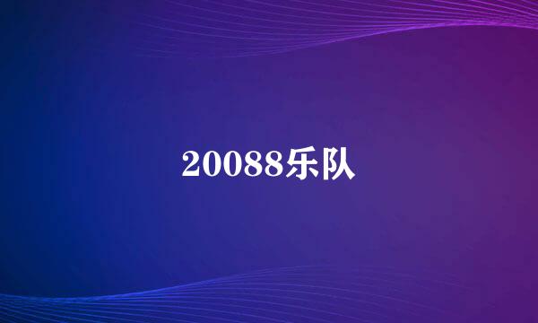 20088乐队