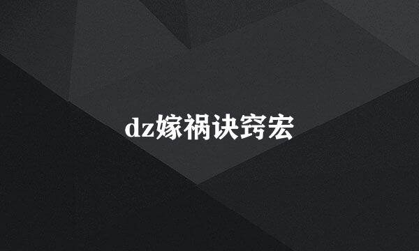 dz嫁祸诀窍宏