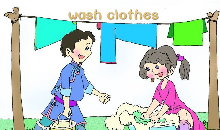 laundry和washing的区别？