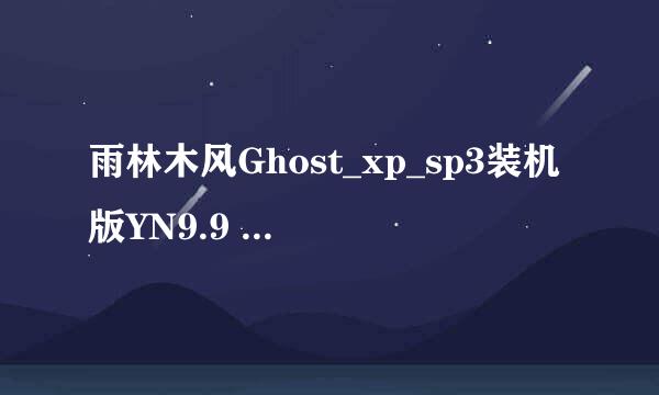 雨林木风Ghost_xp_sp3装机版YN9.9 2010.09完美更新版 BY CN，这个系统如何?