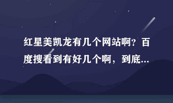 红星美凯龙有几个网站啊？百度搜看到有好几个啊，到底哪个才是啊？？？