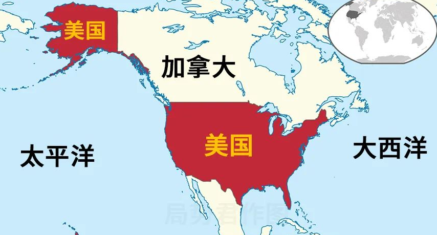 加拿大在美国吗?加拿大属于美国吗