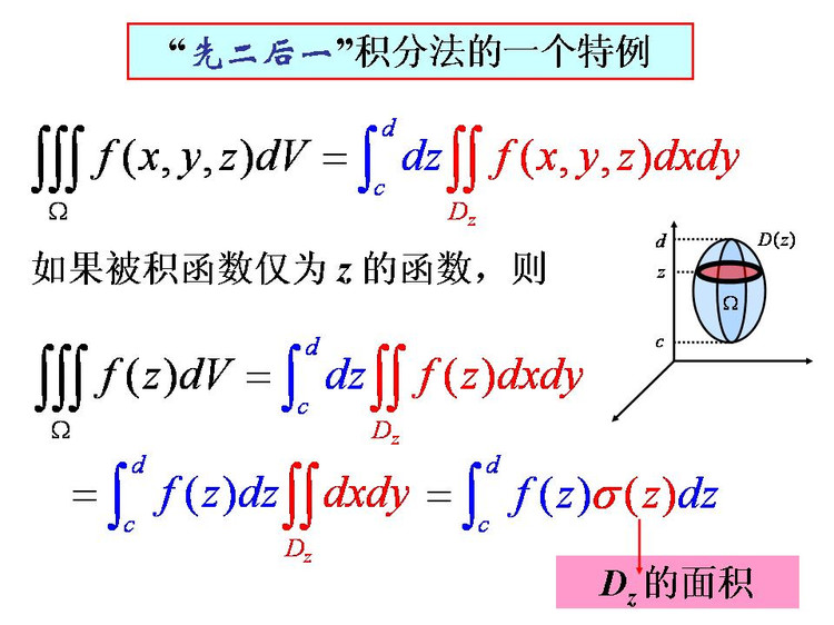 二重积分和三重积分的几何意义，物理意义分别是什么？